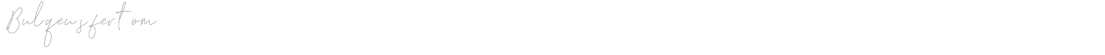 Bulqeusfertom font preview